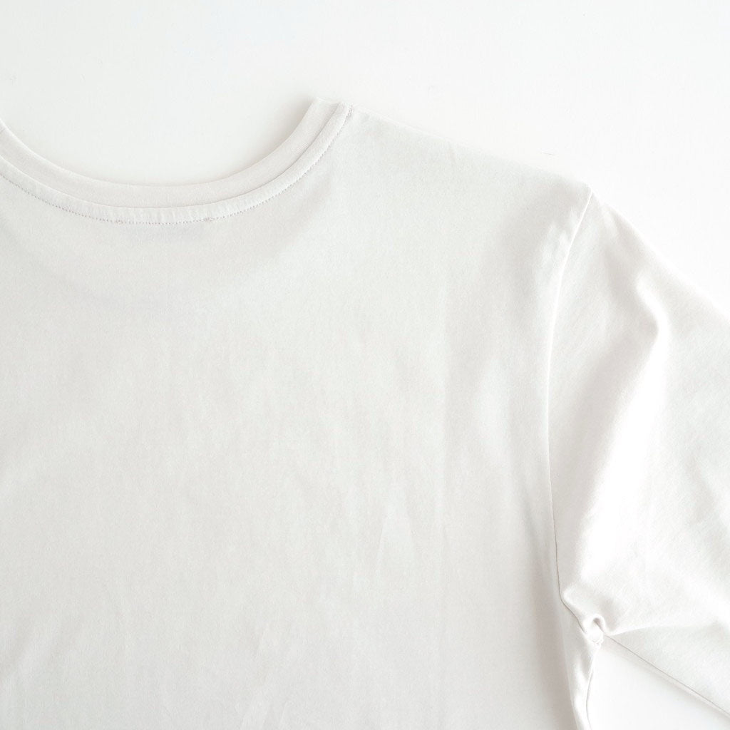 SUVIN 60/2 PERFECT SHORT-SLEEVE T-SHIRT #WARM WHITE [KKAGLM0013]