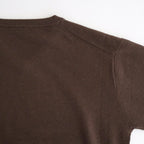 V Neck P/O #BROWN [2503-005]