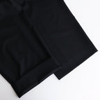 WOOL TROPICAL WIDE EASY PANTS #BLACK [PRAGGM0110]