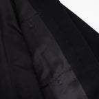 SUPER FINE WOOL MOSSER SOUTIEN COLLAR COAT #BLACK [A25AC04WM]
