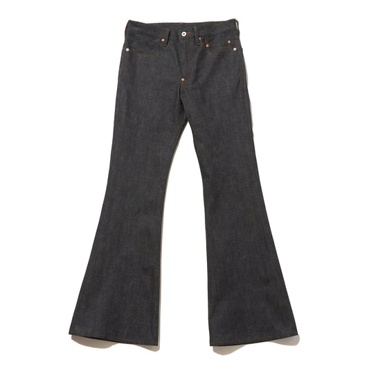 MODERN DENIM FLARED TROUSERS (23aw) #INDIGO [MODEN004]