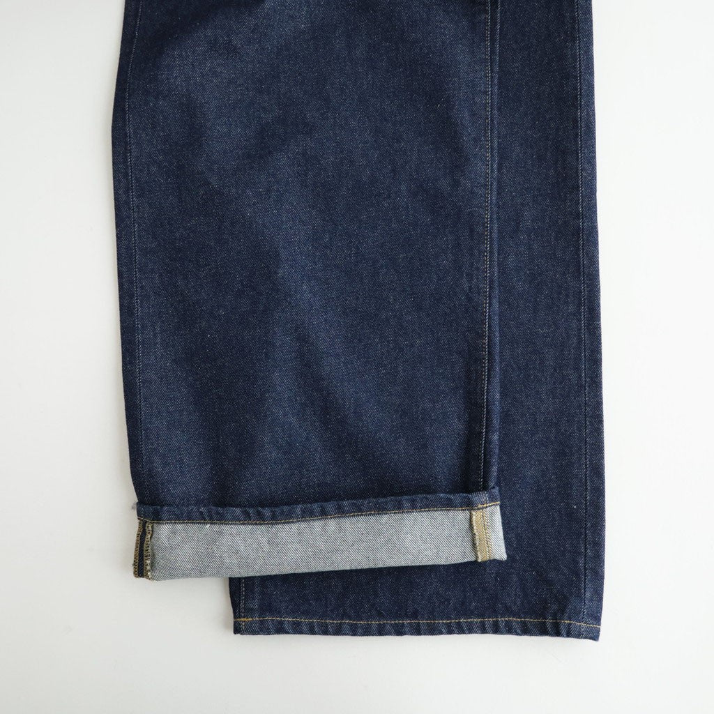 Wide Denim Pants #INDIGO [ID-PT61]