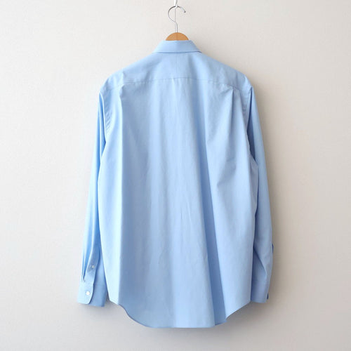 WASHED FINX TWILL SHIRT #LIGHT BLUE [A00S01TN]
