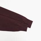 HIGH TWIST WOOL KNIT V-NECK P/O #RED BROWN [A26AV02CK]