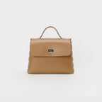 assemble hand bag flap M #mocha [li-rb-afm]