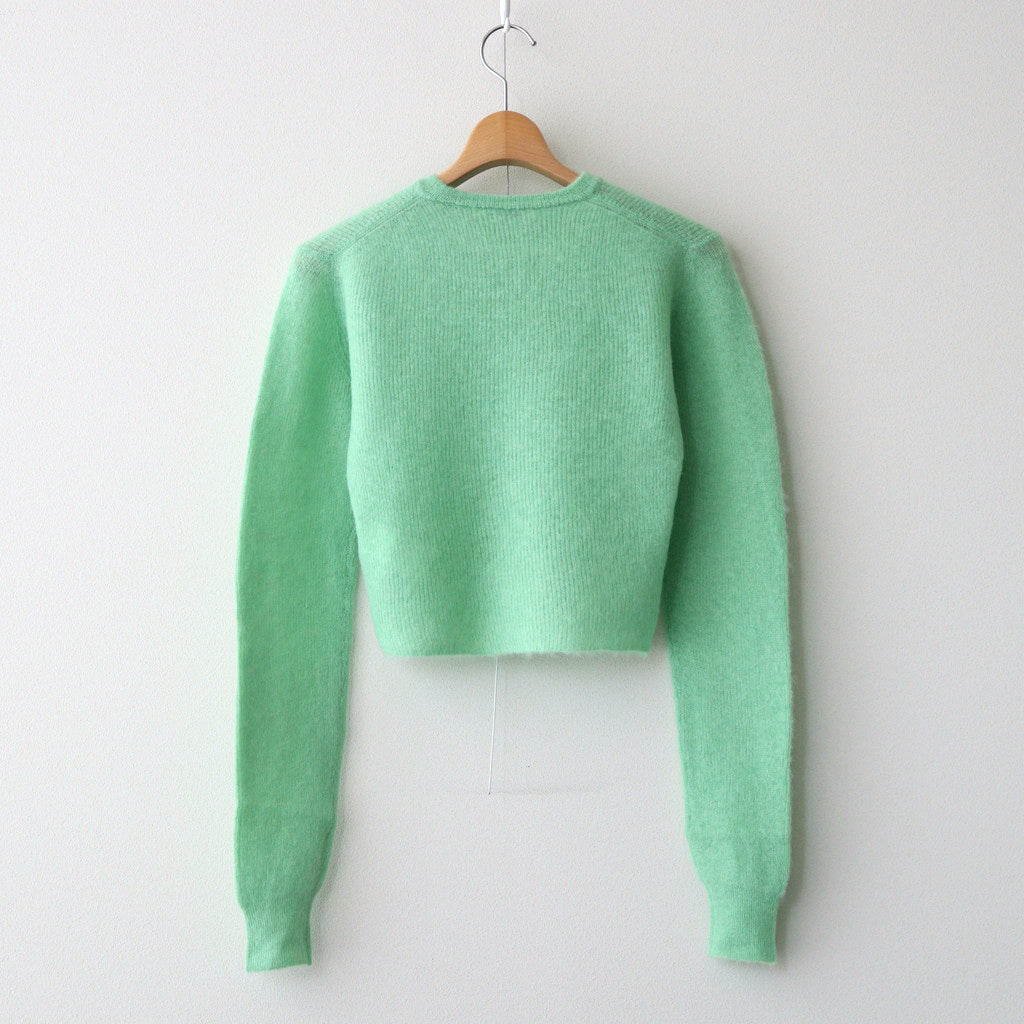 BABY SURI ALPACA SHEER KNIT P/O #LIGHT GREEN [A24AP03AK]