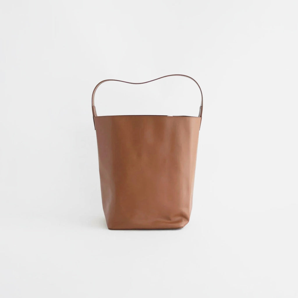 LEATHER SHOULDER BAG - M MADE BY AETA #BROWN [A26AB02AE]