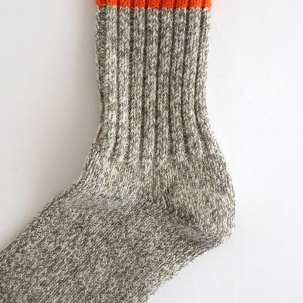 MERINO WOOL RAGG SOCKS #ORANGE [R1536-AW25]