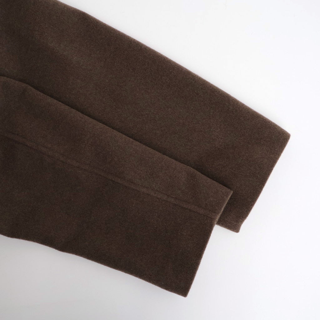 SUPER FINE WOOL MOSSER CHESTERFIELD COAT #TOP BROWN [A25AC05WM]