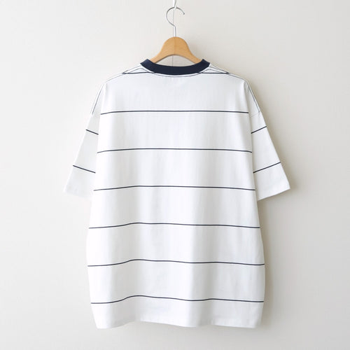 PIN BORDER S/S TEE #WHITE×NAVY [FSC261-70262]