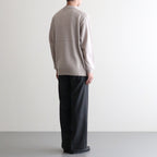 M-G Knit Polo #BEIGE [2503-008]