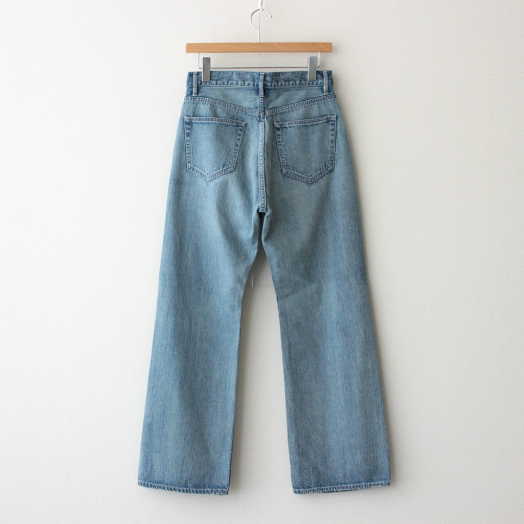 SELVEDGE FADED LIGHT DENIM PANTS #LIGHT INDIGO [A25SP06DE]
