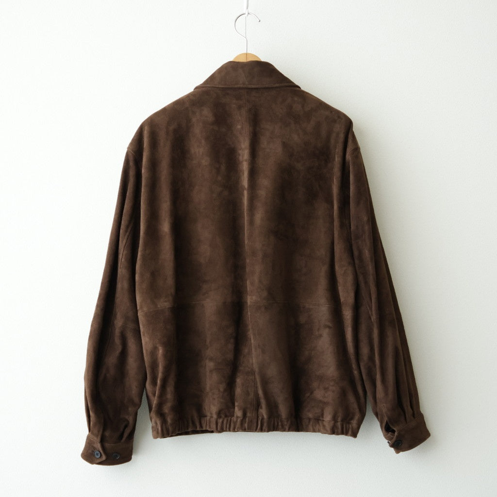 GOAT SUEDE ZIP JACKET #BROWN [ST.1551]