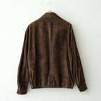 GOAT SUEDE ZIP JACKET #BROWN [ST.1551]