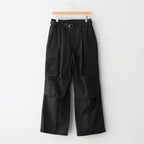 Parachute Belted Pants #Almost Black [AOESPT015]