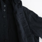 FDUFCT - ウール・千鳥 ダッフルコート #79 Navy × Grey [SN_FR1401CT]