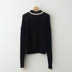 FILL SWEATER #BLACK [NG24S-06SW01C]