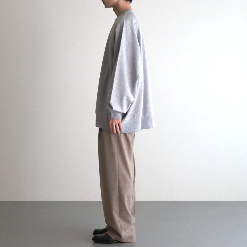 Ultra Compact Terry Crew Neck Sweater #H.GRAY [GM243-70142]