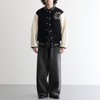 WOOL VARSITY JACKET #BLACK [26330201]