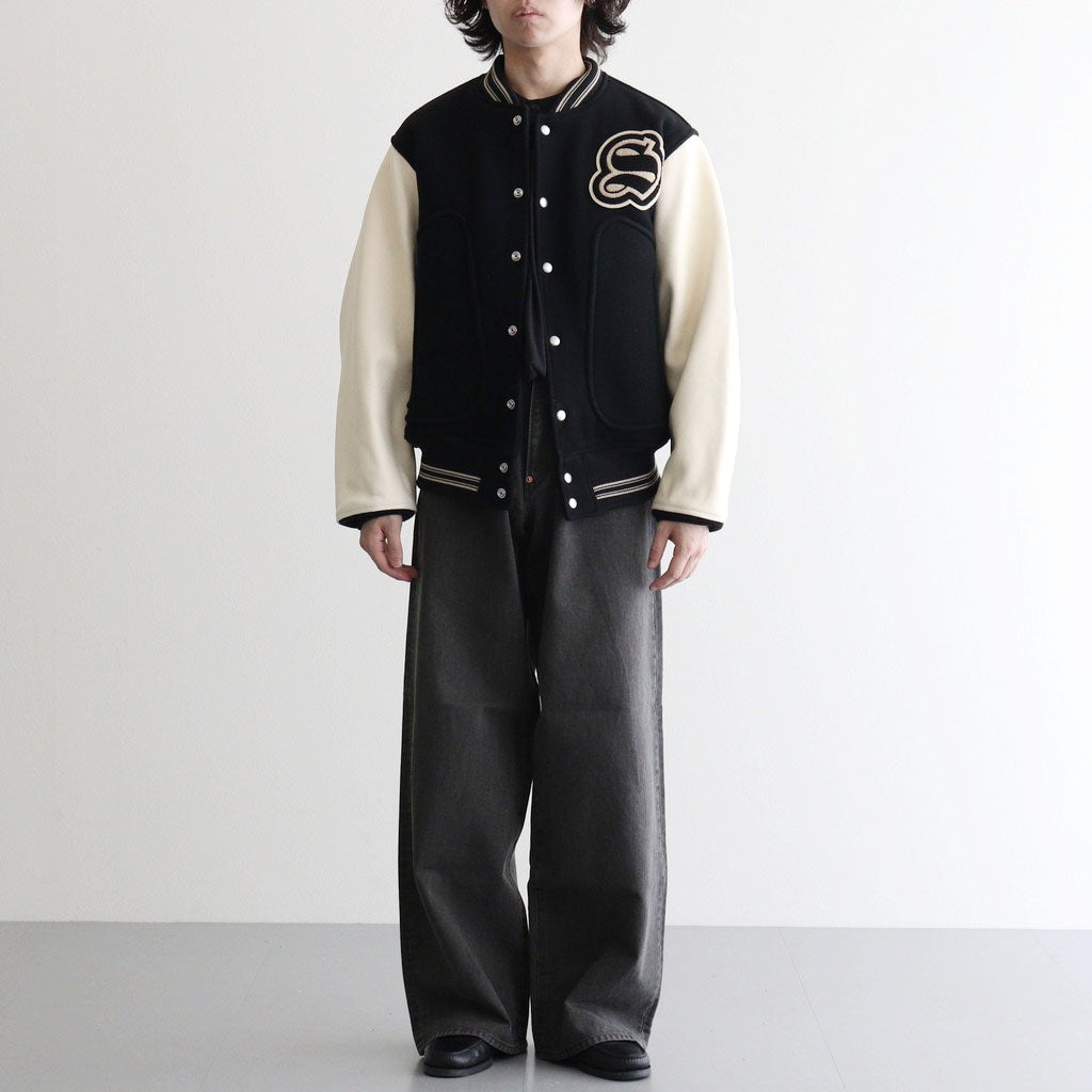 WOOL VARSITY JACKET #BLACK [26330201]