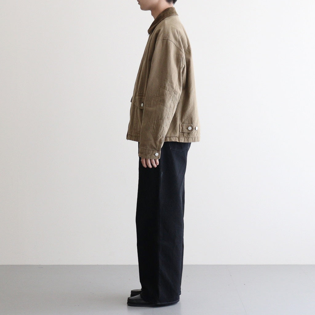 綿オックス 製品加工ブルゾン #BEIGE [HP-J016-051]