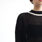 FILL SWEATER #BLACK [NG24S-06SW01C]