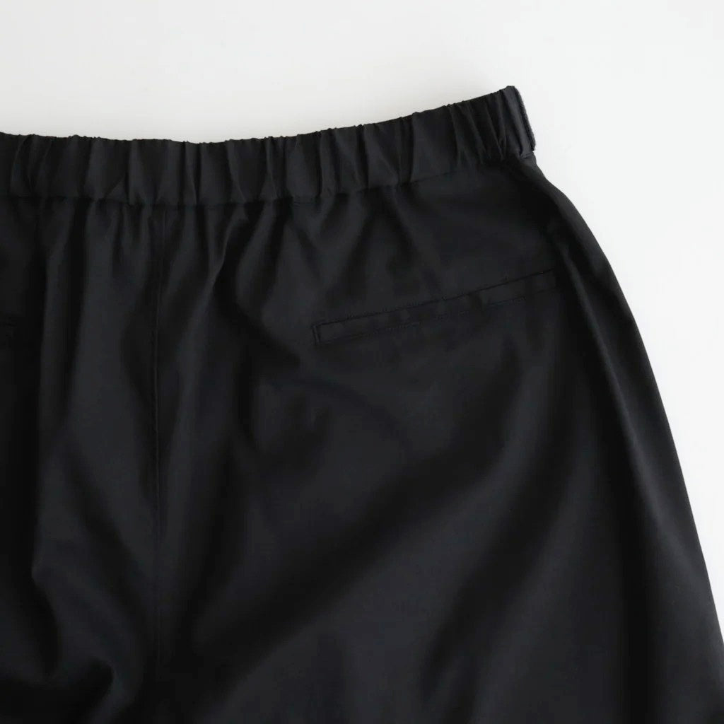 Solotex Twill Wide Chef Shorts #BLACK [GM261-40164B]