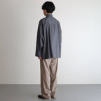 Solotex Twill L/S Oversized Box Shirt #GRAY [GM243-50324B]