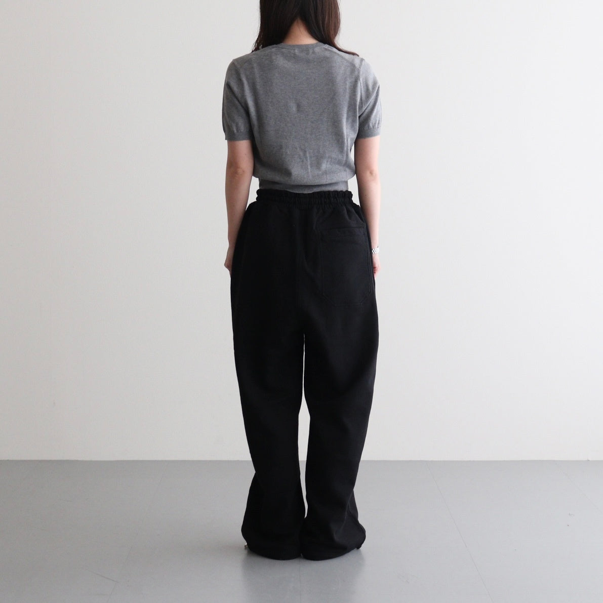 Cotton 14G Short Sleeve #GREY [I26SS-K5]