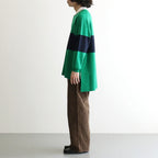 Rugby Shirt #GREEN×NAVY [I26AW-K8]