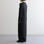 Cotton Cashmere Dress #BLACK [I25AW-CUT5]