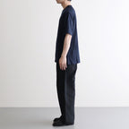 WASHABLE WOOL S/S TEE #NAVY [FSC241-70165B]
