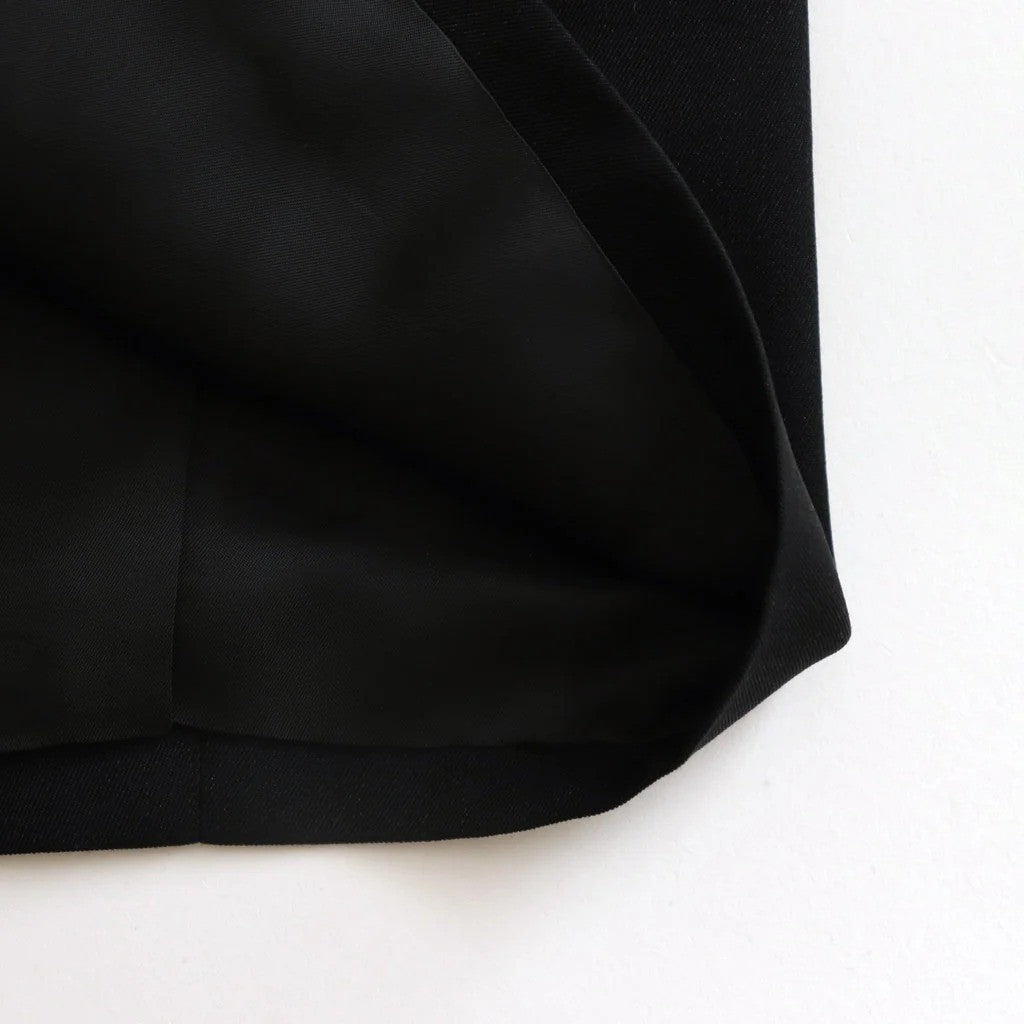 LIGHT WOOL MAX GABARDINE JACKET #TOP BLACK [A26AJ01MG]