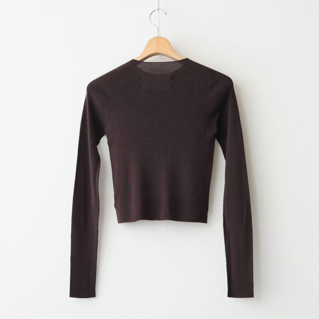 Compact Smooth Knit #D/BRN [12610510]