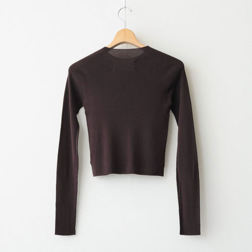 Compact Smooth Knit #D/BRN [12610510]