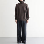 EXTRA FINE WOOL KNIT TURTLE NECK LS #MOCHA [ST.1635]