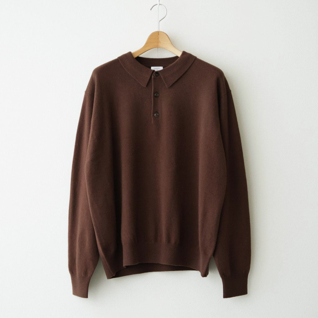 L/S Polo #BROWN [2603-010]