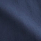 COTTON SILK VIERA LOOSE FIT HALF SLEEVE SHIRT #NAVY [BLAGLM0206]