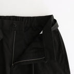 Parachute Belted Pants #Almost Black [AOESPT015]