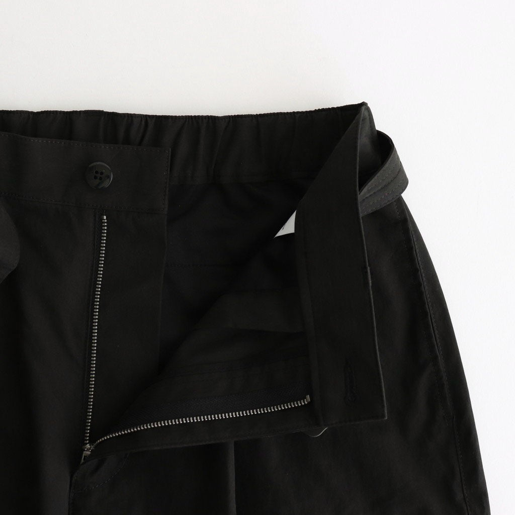 Parachute Belted Pants #Almost Black [AOESPT015]