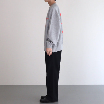 AS×FS LIGHT OZ CREW NECK SWEAT “COLLEGE” #H.GRAY [FSC243-70197AS]