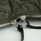 ナイロンリップストップキルティング ショルダーバッグ #KHAKI [HR-K205-051]