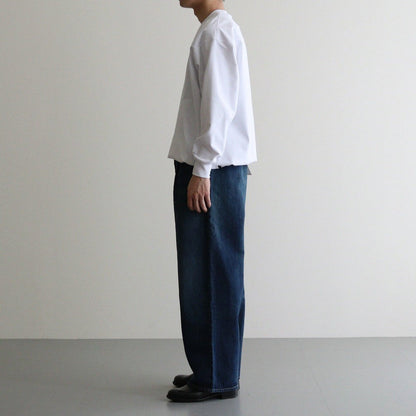 Selvage Denim Two Tuck Pants #INDIGO DARK FADE [GU251-40188DB]