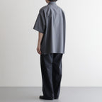 Solotex Twill S/S Oversized Box Shirt #GRAY [GM261-50159B]