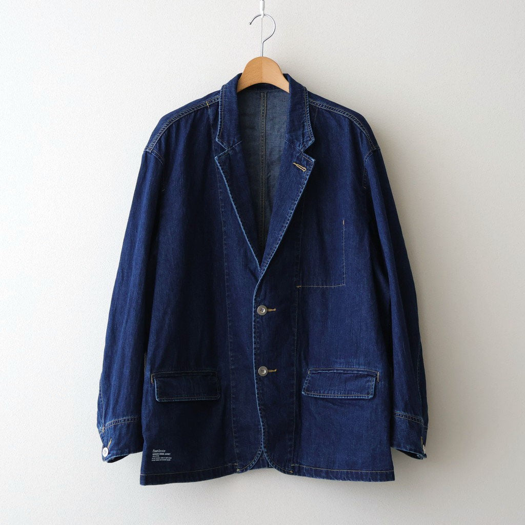 WORKERS DENIM JACKET #INDIGO [FSC261-20263OB]