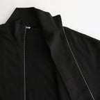 SUPER HIGH GAUGE SWEAT ZIP CARDIGAN #BLACK [A25SC02CU]