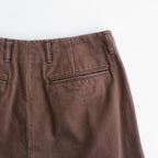 1pleated Wide Tapered Trousers #BROWN [YK26SS01181P]