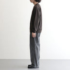 COTTON YAK KNIT V-NECK SWEATER #BROWN [KRAGLW0200]