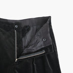 Suvin Corduroy Wide Straight Trousers #BLACK [GU263-40213B]