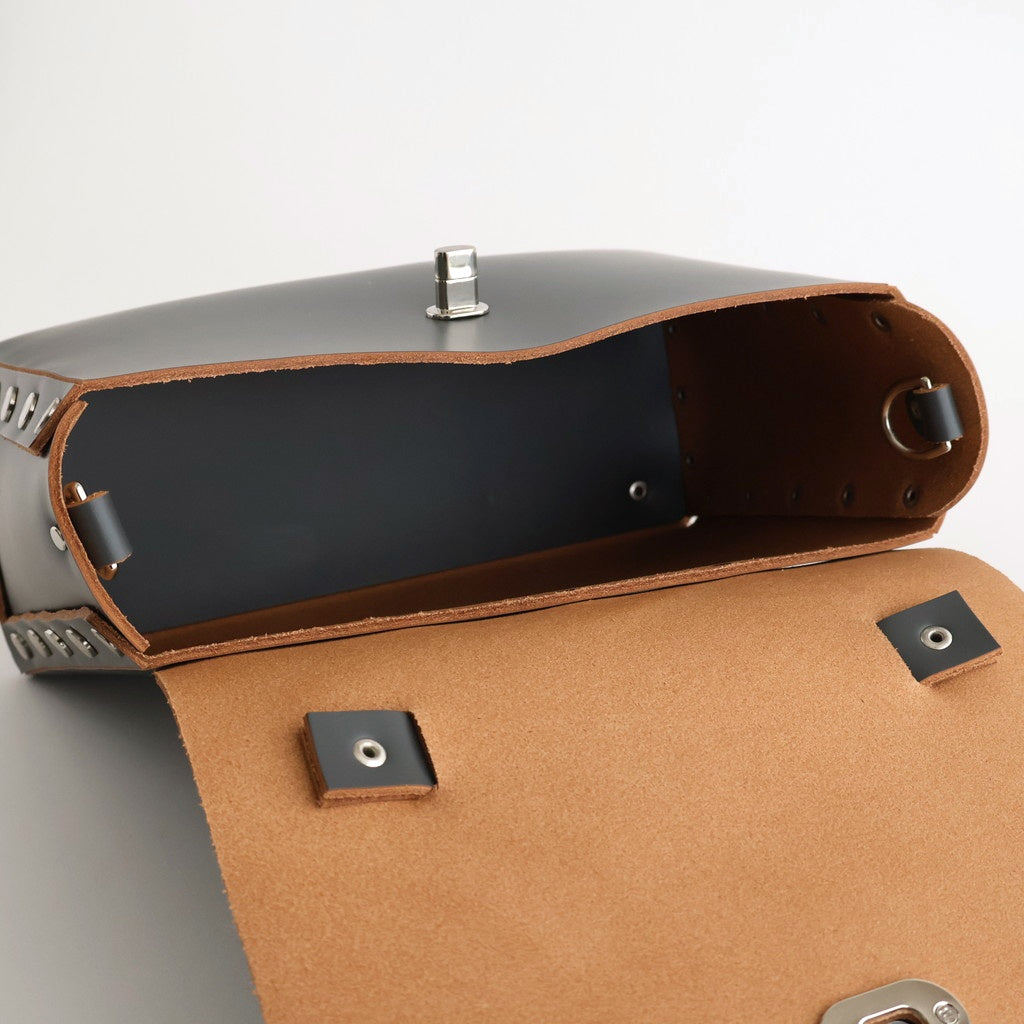 assemble hand bag flap M #steel gray [li-rb-afm]